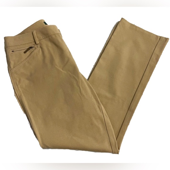 Lauren Ralph Lauren Petite Khaki Pants Women’s 8P Straight Leg Cotton NEW - Picture 8 of 8